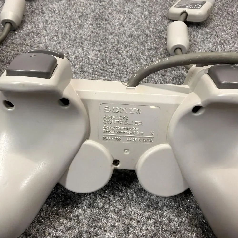Sony PlayStation 1 PS1 Gray Wired Controller Lot SCPH-1080 SCPH-1200 OEM Gamepad